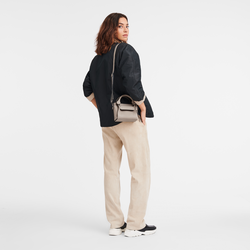 Longchamp 3D XS Handbag , Clay - Leather