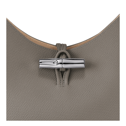 Le Roseau M Hobo bag , Turtledove - Leather - View 6 of  6