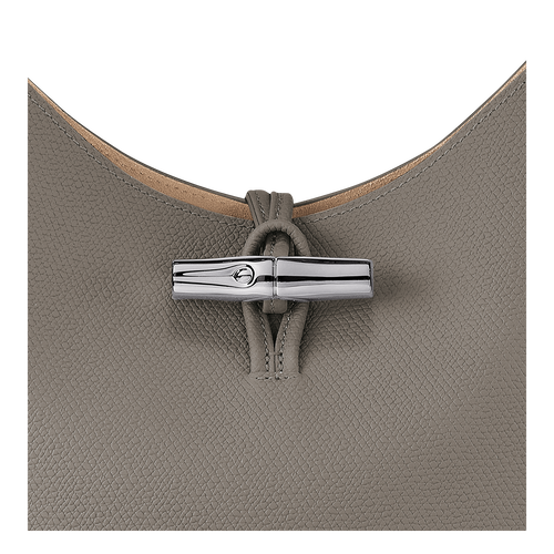 Roseau M Hobo bag , Turtledove - Leather - View 6 of  6