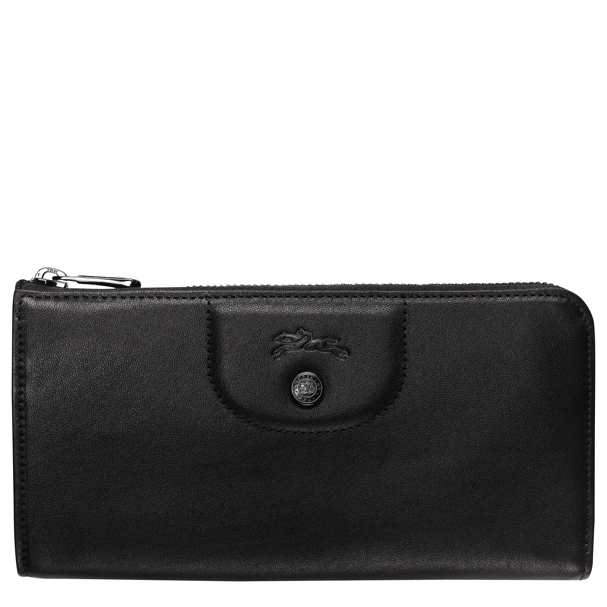 Long zip around wallet Le Pliage Cuir 