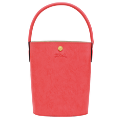 Épure S Bucket bag , Strawberry - Leather