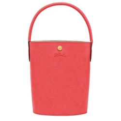 Épure S Bucket bag , Strawberry - Leather