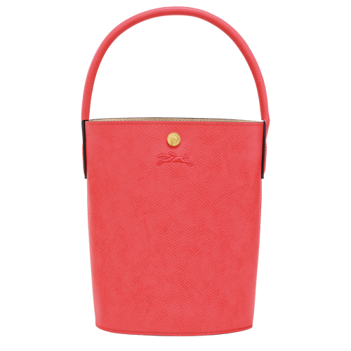 Épure S Bucket bag , Strawberry - Leather - View 1 of  6