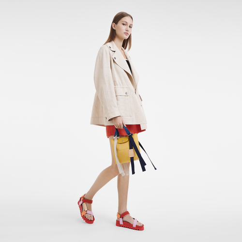 Le Pliage Re-Play 手提包 XS, 粉黃色