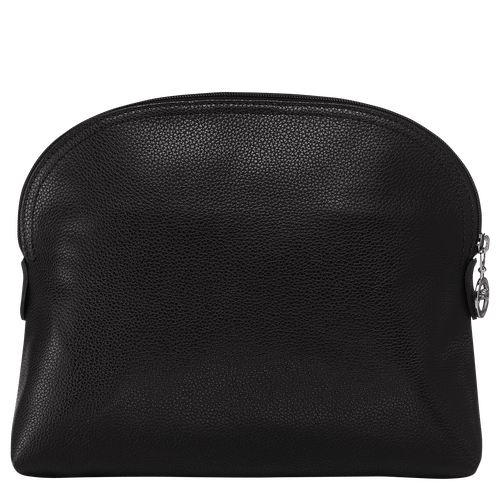 Le Foulonné Toiletry case , Black - Leather - View 3 of 4