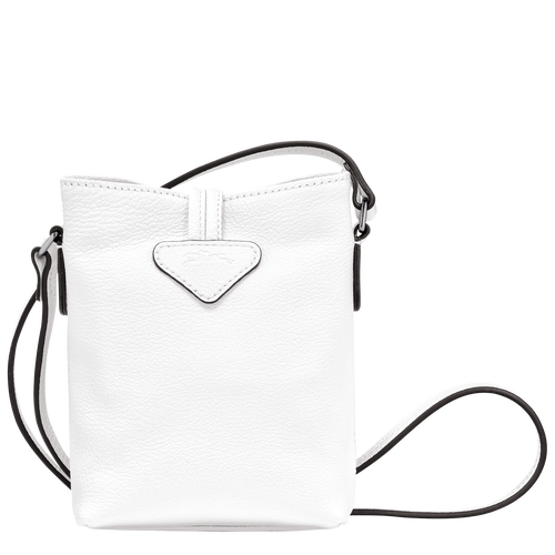 Roseau XS Crossbody bag , White - Leather - View 4 of  5