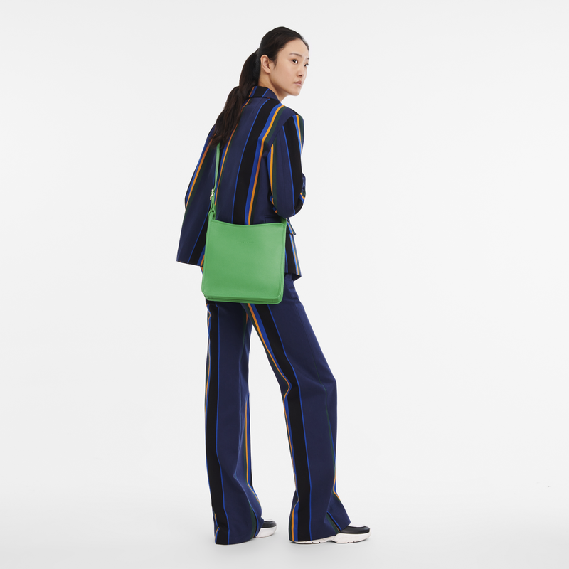 Le Foulonné M Crossbody bag , Lawn - Leather  - View 2 of  4