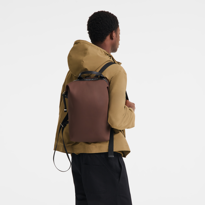 Le Pliage Energy L Backpack , Cocoa - Recycled canvas