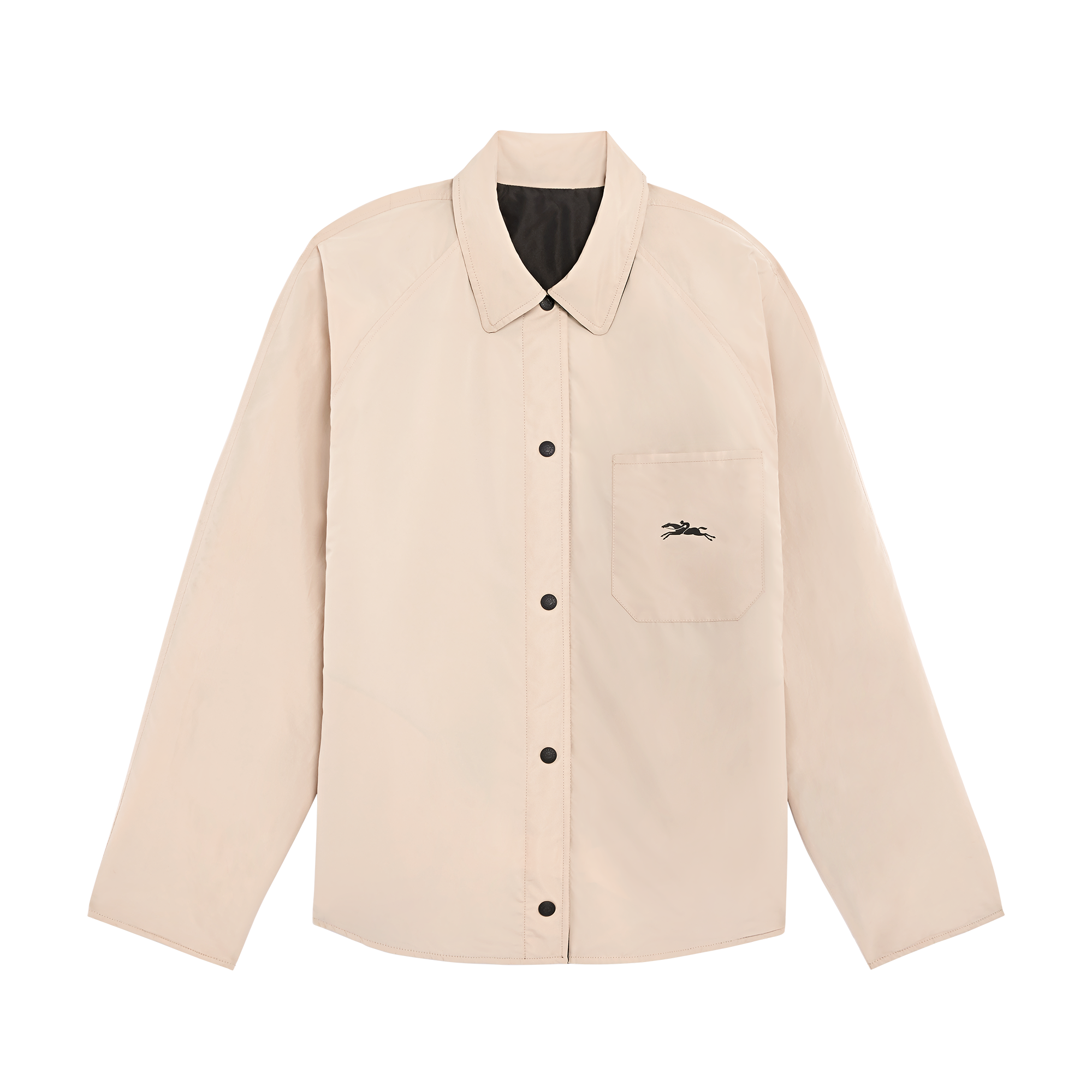 null Padded blouson, Black/Mahogany