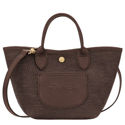 Le Pliage Collection XS Basket bag , Mocha - Canvas