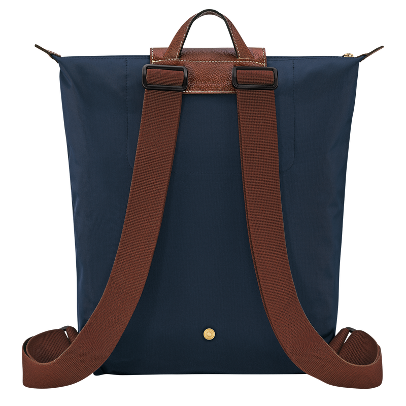 Zaino M Le Pliage Original , Tela riciclata - Marine  - View 4 of  7