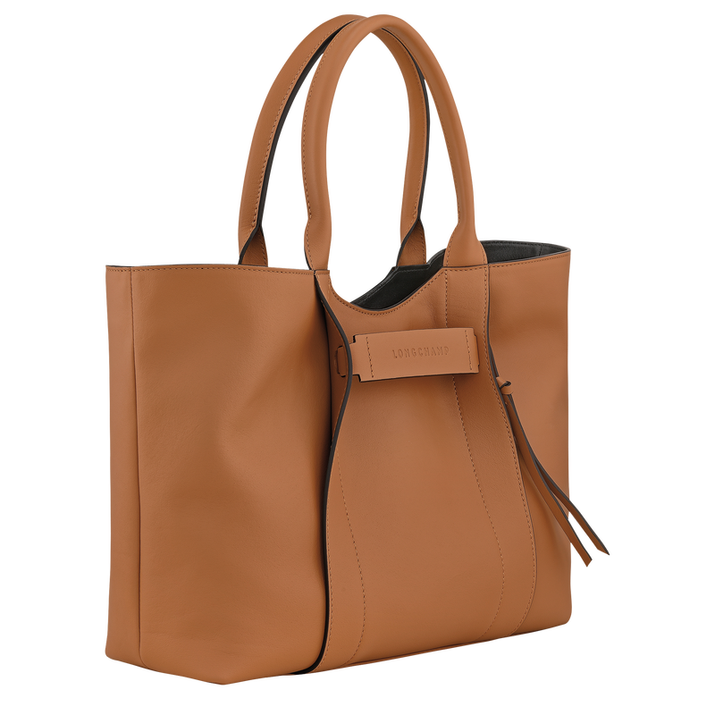 Longchamp 3D Bolso de hombro , Cuero - Natural  - Vista 3 de 5