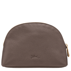 Le Foulonné Pouch , Taupe - Leather