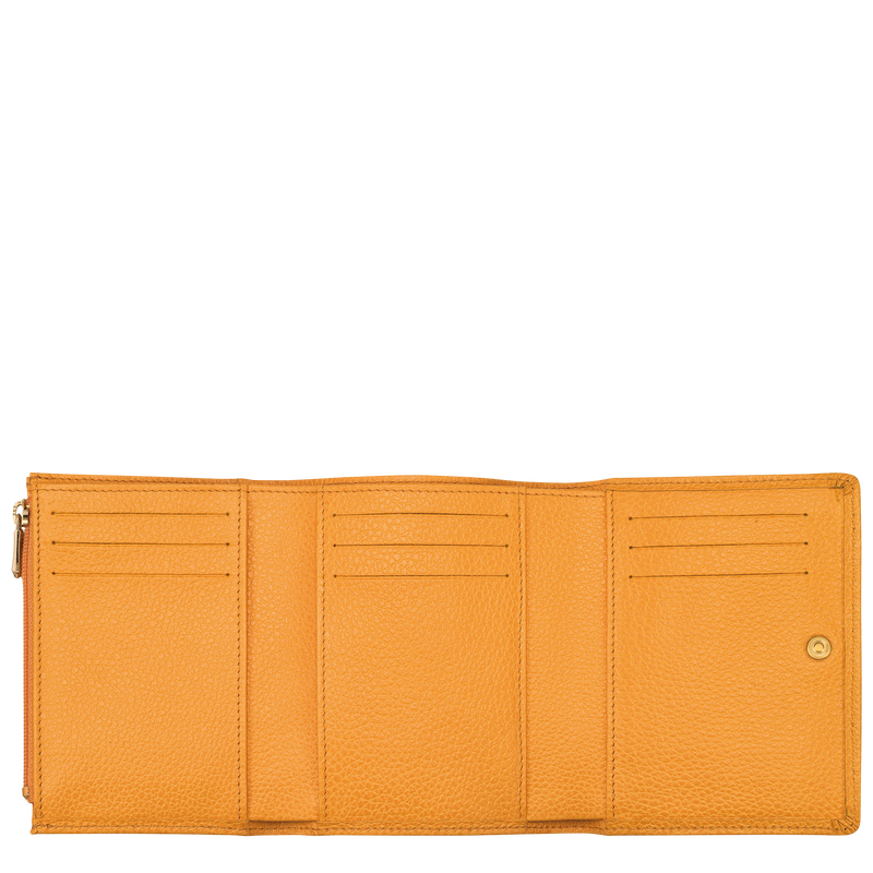 Le Foulonné Wallet , Apricot - Leather  - View 2 of  2