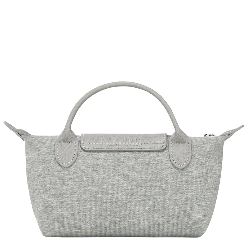 Le Pliage Collection Pouch , Grey - Canvas  - View 4 of  6