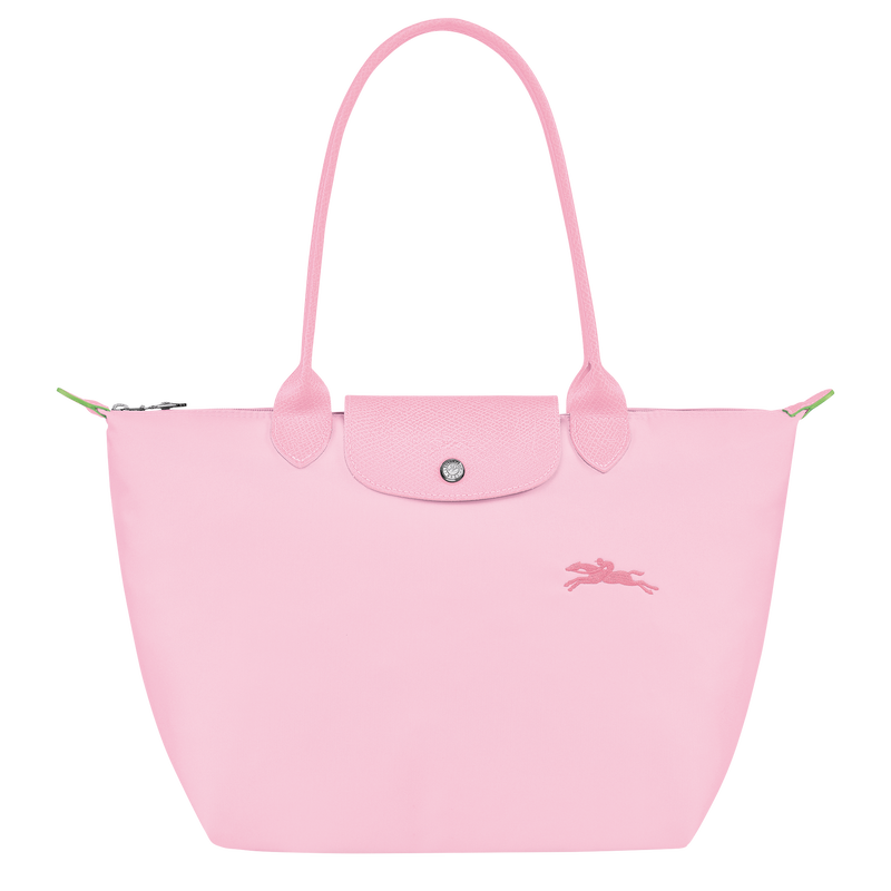 Le Pliage Green M Tote bag Pink - Recycled canvas (L2605919P75