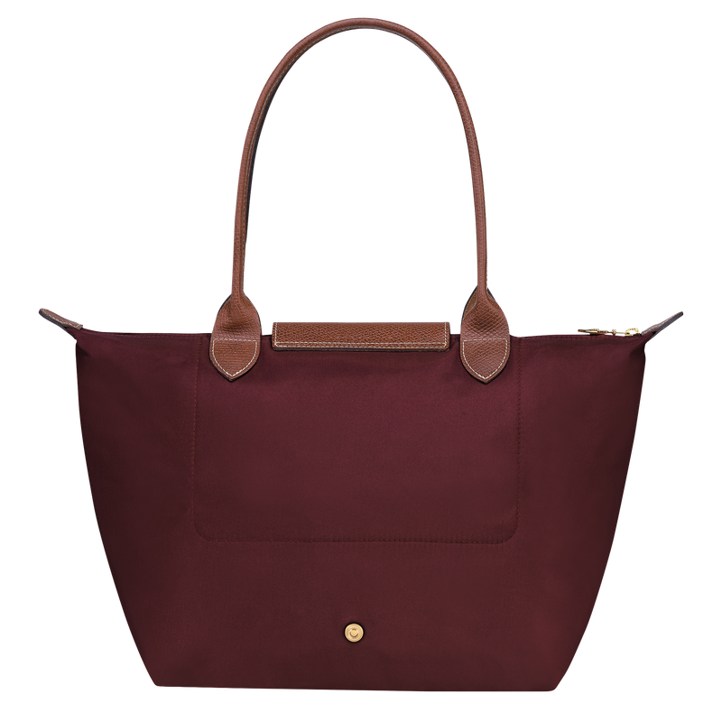 Le Pliage Original Bolso de hombro M Lona reciclada Burdeos Longchamp ES