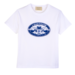 T-shirt , White - Printed jersey