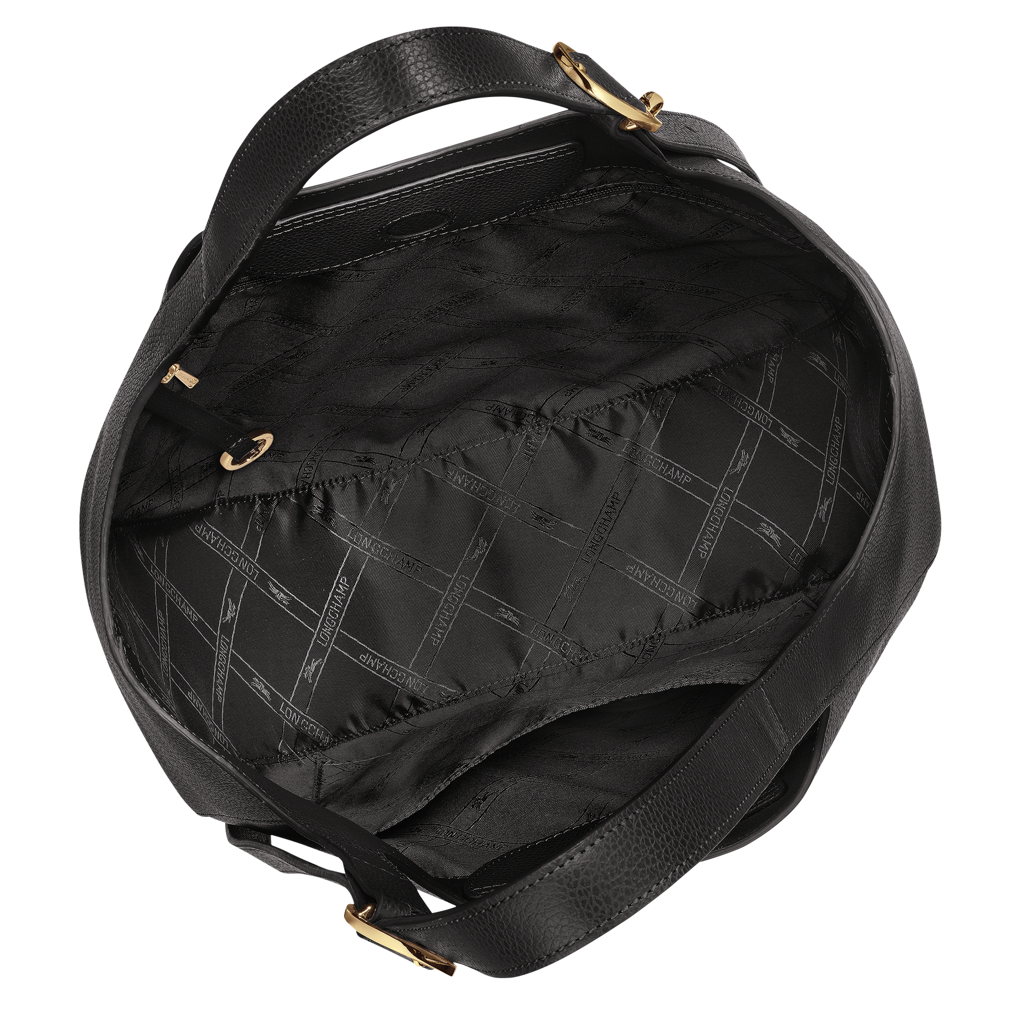 Le Foulonn&eacute; Tote bag XL, Black