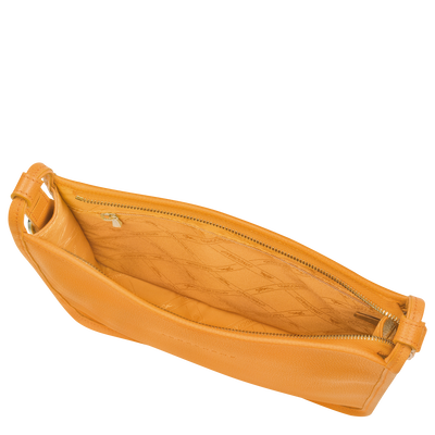 Umhängetasche mit Reißverschluss M Le Foulonné Leder - Apricot 時計