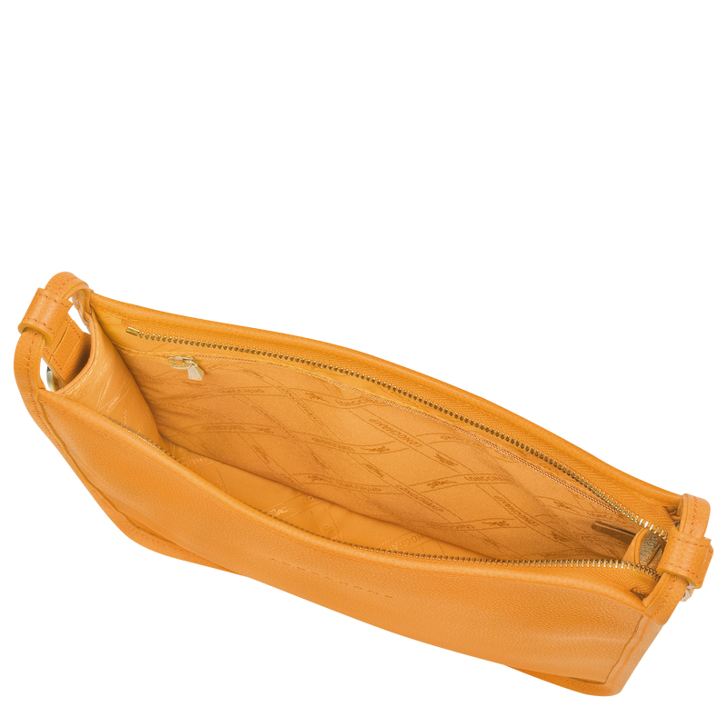 Umhängetasche mit Reißverschluss M Le Foulonné Leder - Apricot 