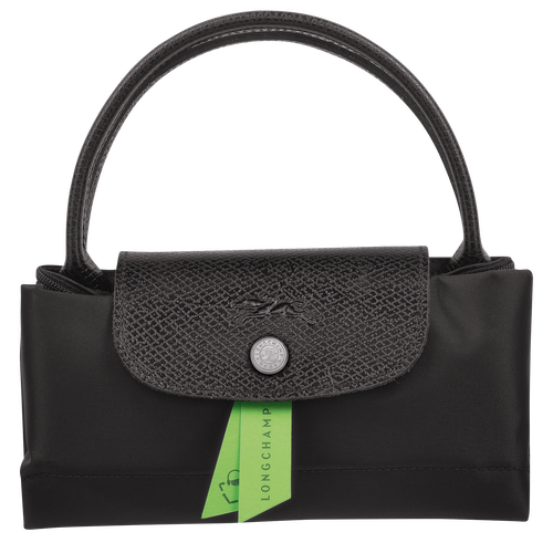 Handtasche S Le Pliage Green , Recyceltes Canvas - Schwarz - Ansicht 7 von 7