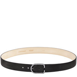 Ceinture homme Le Foulonné , Cuir - Noir