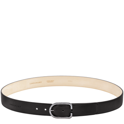 Le Foulonné Men's belt, Black