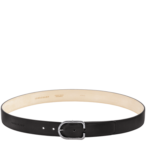 Le Foulonné Men's belt , Black - Leather - View 1 of  2