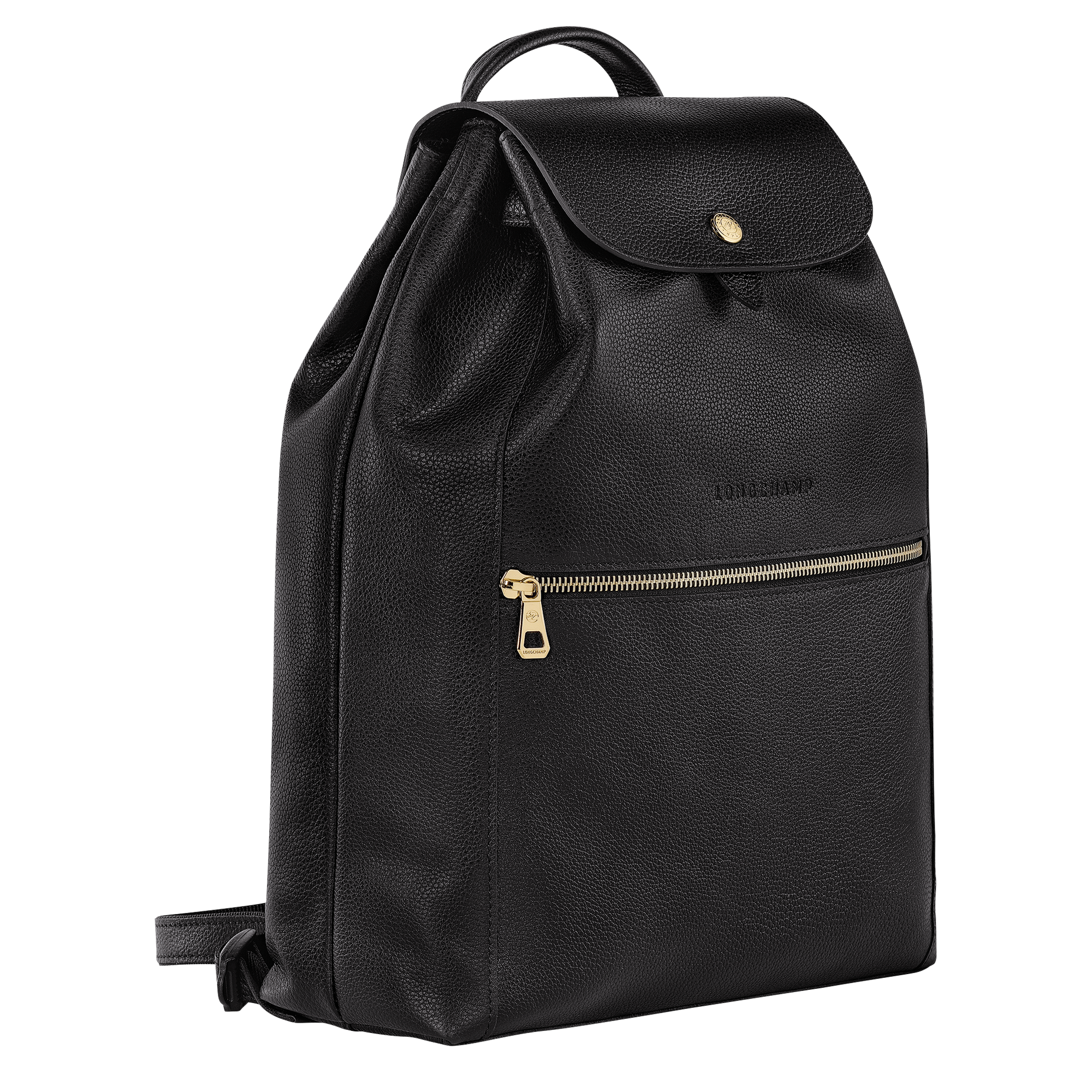 Le Foulonné Backpack Black - Leather (L1550021001)