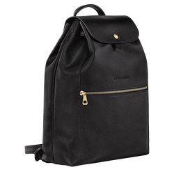 Le Foulonné Backpack Black - Leather (L1550021001) | Longchamp US