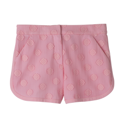 短褲 , 粉紅色 - 帆布