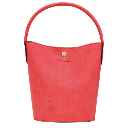 Épure S Bucket bag , Strawberry - Leather - View 5 of  6