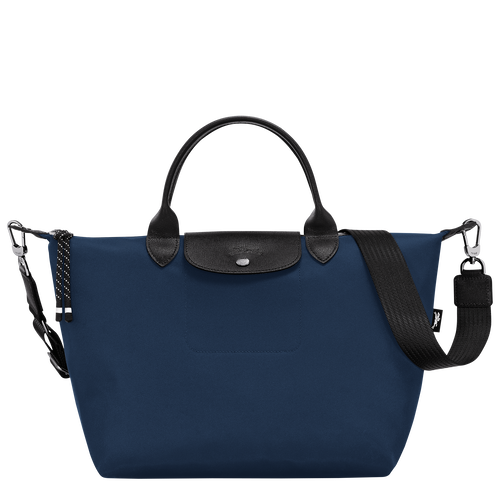 Le Pliage Energy L Handbag , Navy - Recycled canvas - View 1 of 6