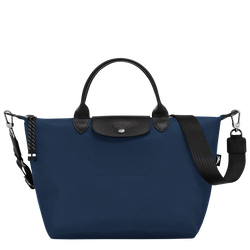 Le Pliage Energy Tas met handgreep aan de bovenkant L , Marineblauw - Gerecycled canvas