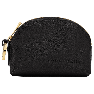 Porte-monnaie Le Foulonn&eacute; , Cuir - Noir