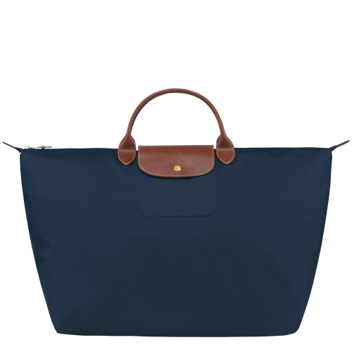 Reisetasche S Le Pliage Original , Recyceltes Canvas - Marine - Ansicht 1 von 7