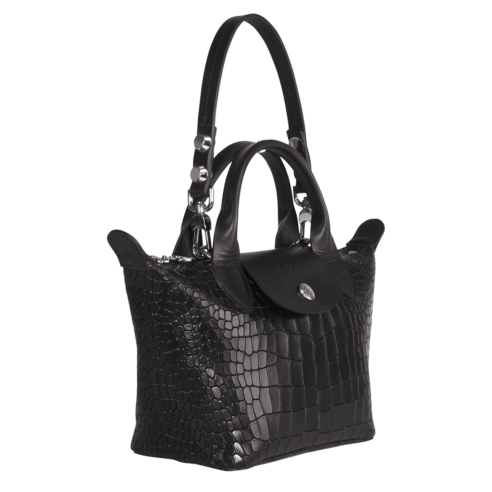 le mini pliage cuir croco