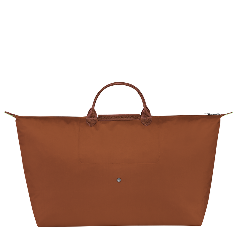 Le Pliage Green M Travel bag , Cognac - Recycled canvas  - View 4 of  6
