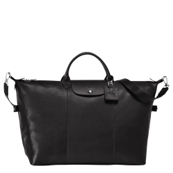 Le Foulonné M Travel bag , Black - Leather