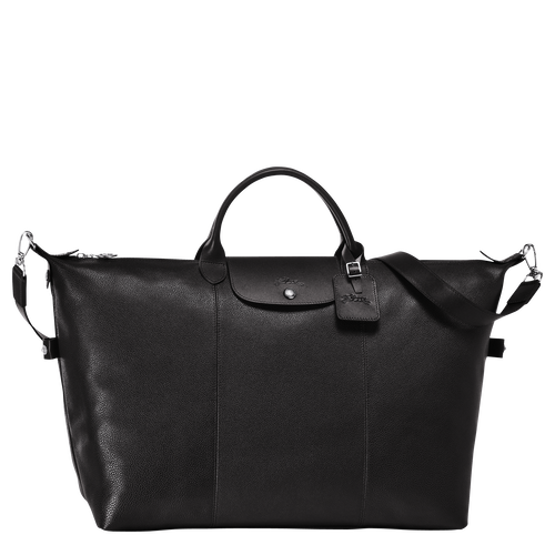 Le Foulonné M Travel bag , Black - Leather - View 1 of  4