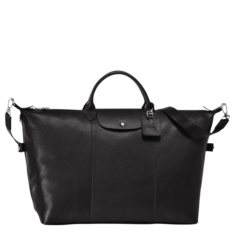 Le Foulonné M Travel bag , Black - Leather  - View 1 of 3