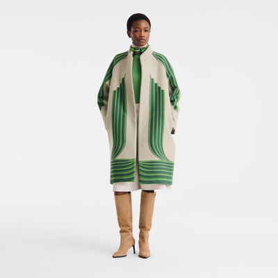 Jas , Groen erfgoed - Jacquardwol