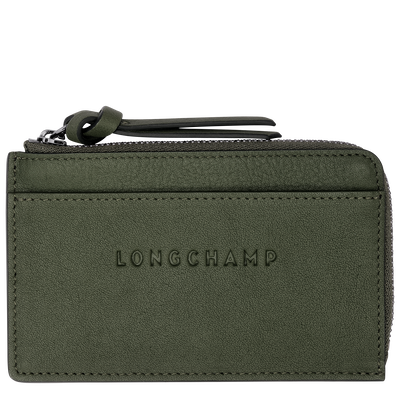 Longchamp 3D Karten-Etui, Khaki