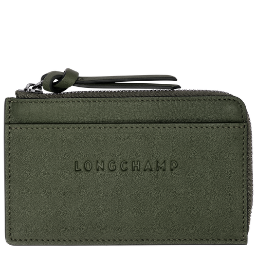 Longchamp 3D Card holder , Khaki - Leather - View 1 of 4