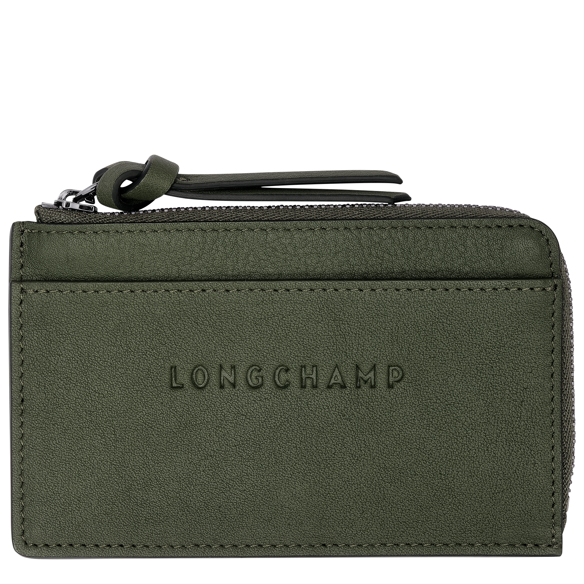 Longchamp 3D Card holder, Khaki