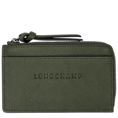 Longchamp 3D Karten-Etui, Khaki