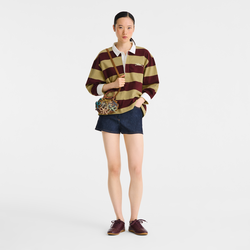 Le Pliage Collection XS Mesh bag , Tobacco - Canvas