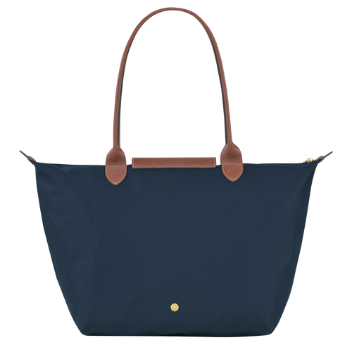 Le Pliage Original L Tote bag , Navy - Recycled canvas - View 4 of 6