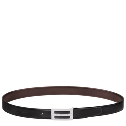 Ceinture homme Delta Box , Cuir - Noir/Moka